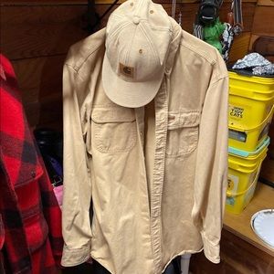 Carhartt shirt and hat